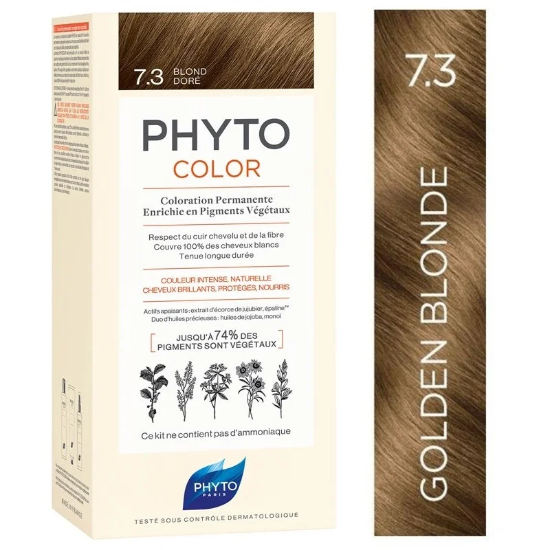 رنگ مو بدون آمونیاک فیلو رنگ بلوند طلایی شماره 7.3
